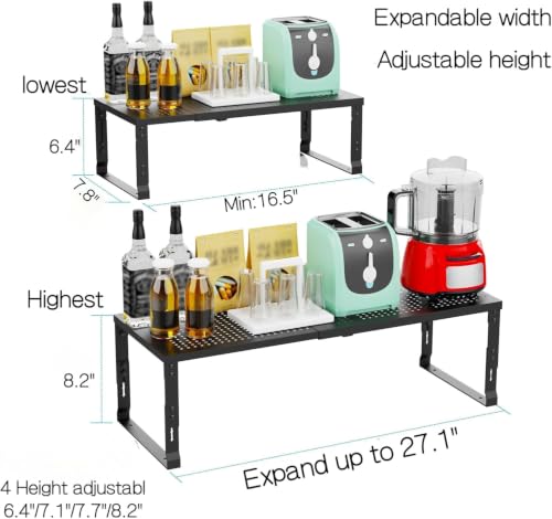 Heavy Duty Adjustable Metal Shelf Organizer
