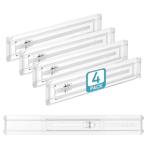 4 Pack Shallow Drawer Dividers (4 Count)