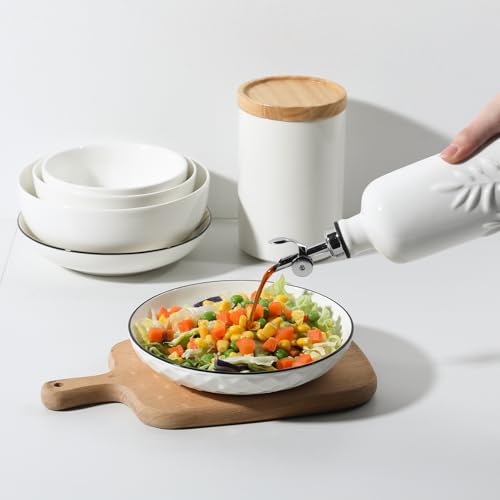 Sweejar 18 Oz Oil Dispenser for Kitchen with Gravity Spout
