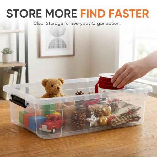Storage Bins with Lids (3 Count)