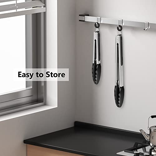 2 Pack Silicone Kitchen Tongs