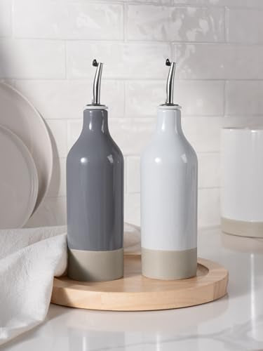 Ceramic Oil Dispenser Bottle (2 Count)