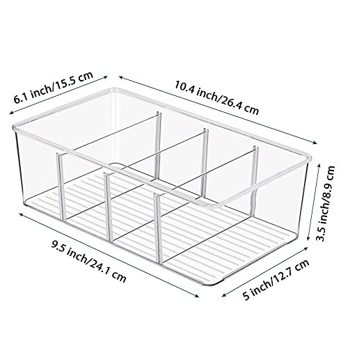 10 Pack Food Storage Organizer Bins (10 Count)