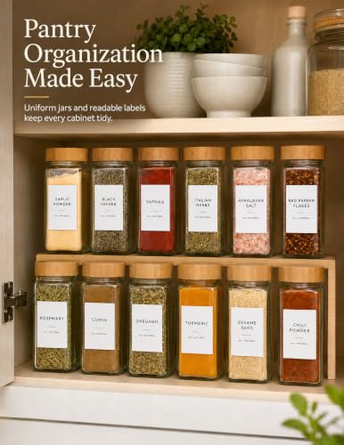 Spice Jar Set (24 Count)