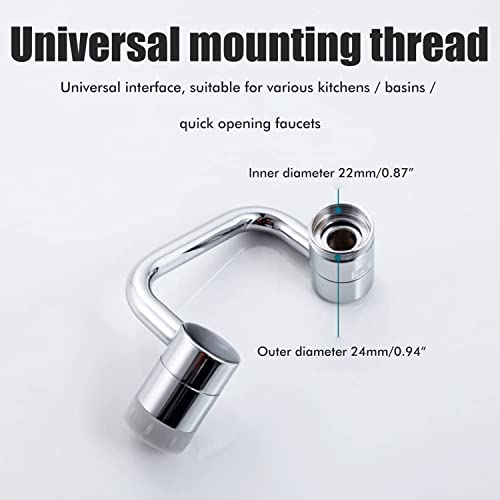 1080° Rotating Faucet Extender Aerator