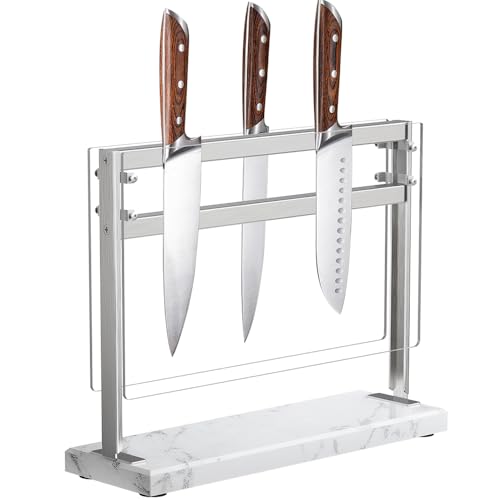 Magnetic Knife Block with Acrylic Shield