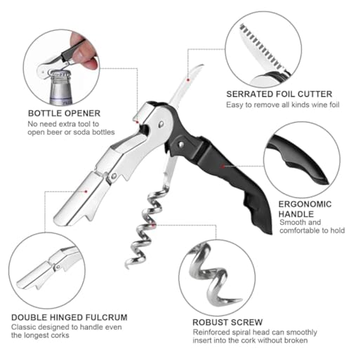 The Wine Chic Engraved Wine Key Corkscrew with Quote and Funny Sayings