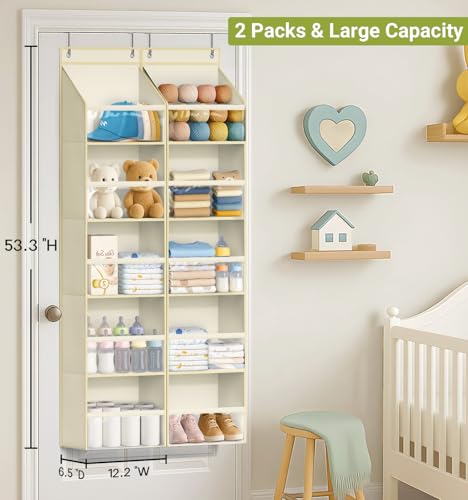 2 Pack Over the Door Organizer (2 Count)