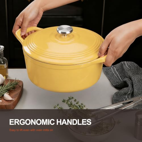 Enameled Cast Iron Dutch Oven