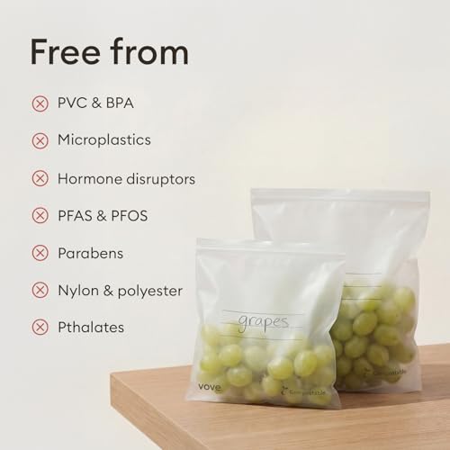 Compostable Snack Zip Bags 50 Count