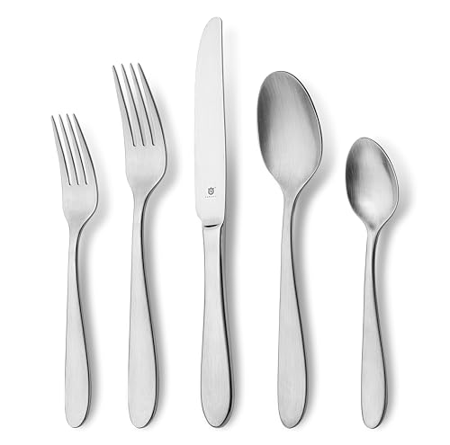 Matte Silverware Set