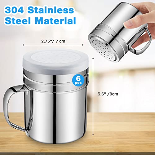 6 Pcs Stainless Steel Salt and Pepper Shakers