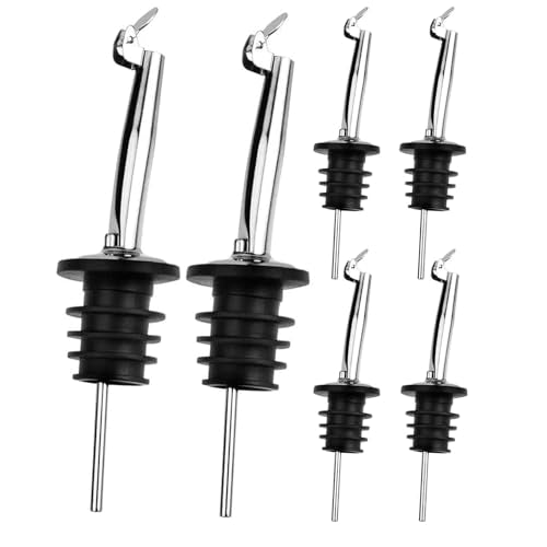 6 Pack Oil Pourers With Flip Top (6 Count)