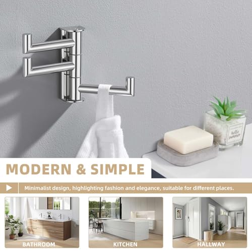 Bathroom Towel Hook Polished Chrome