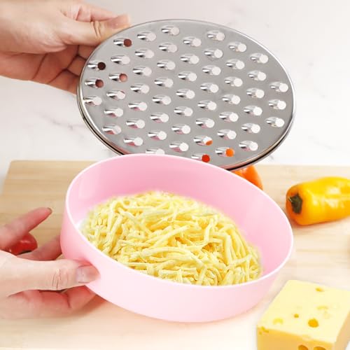 Cheese Grater Citrus Lemon Zester with Food Storage Container & Lid