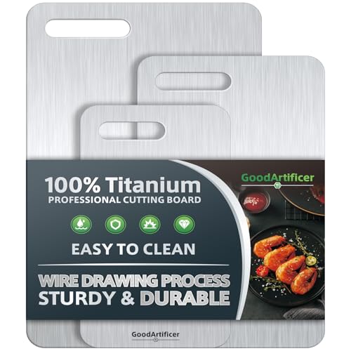 Titanium Cutting Boards Set of 3 (72 Count)