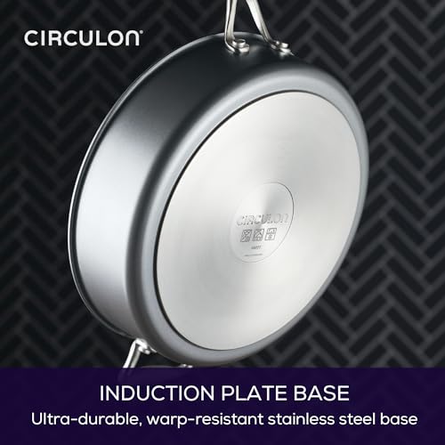 A1 Series Nonstick Induction Sauté Pan with Lid