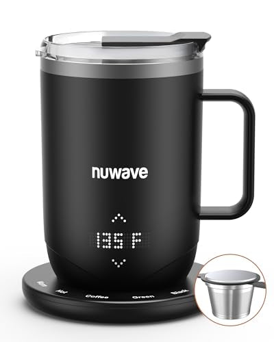 Smart Heated Coffee Mug with Custom Brew Modes