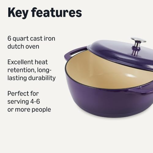 Enameled Cast Iron Dutch Oven Pot with Lid