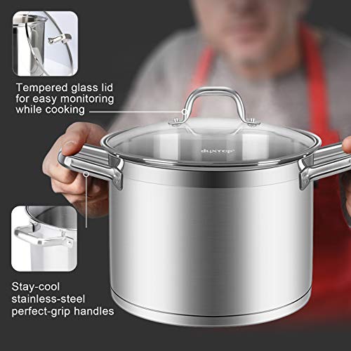 Stainless Steel Stock Pot with Lid