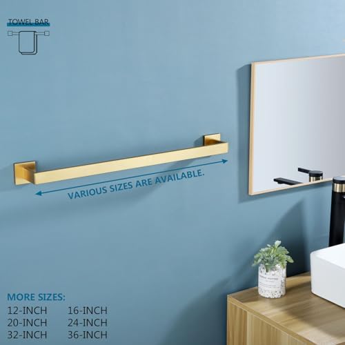 24 Inch Single Towel Bar