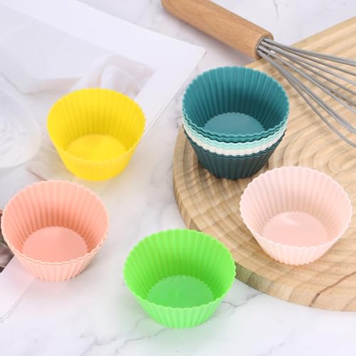 24Pcs Silicone Cupcake Liners