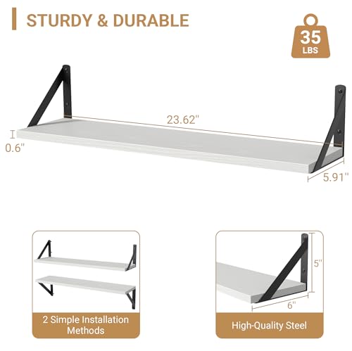 Floating Shelves for Wall (3 Count)