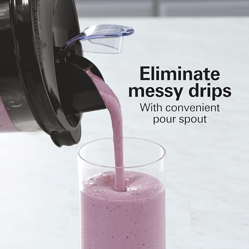 Wave Crusher Blender for Smoothies With 40 Oz Glass Jar