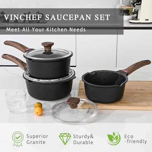 3QT Nonstick Saucepan