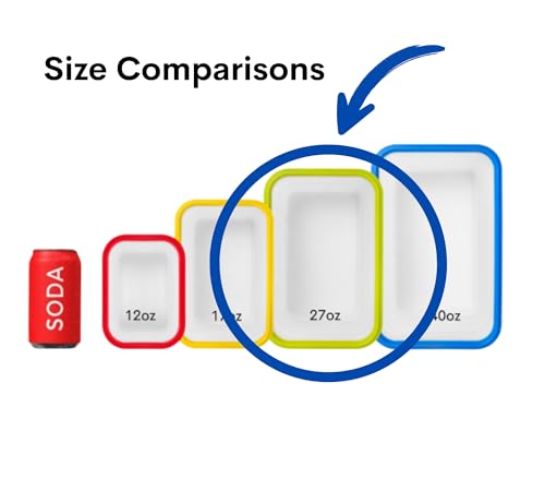 Collapsible Food Storage Containers with Lids