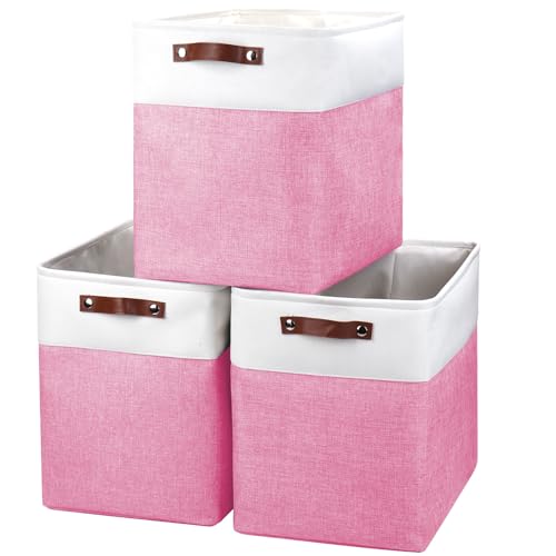 Large Fabric Storage Baskets (3 Count)