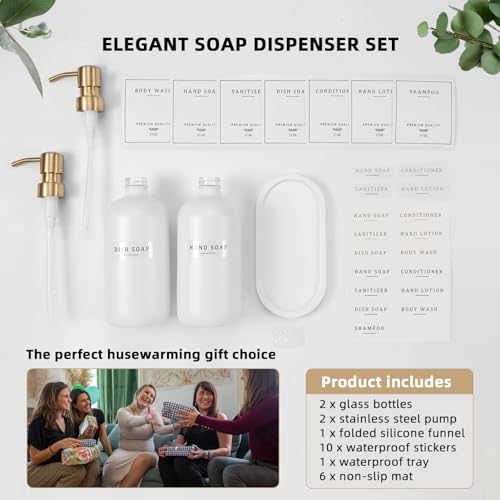 Soap Dispenser Bathroom (4 Count)