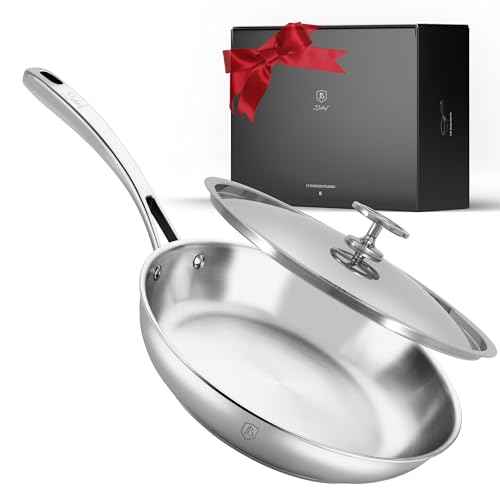 10 Inch 316 Stainless Steel Frying Pan with Lid
