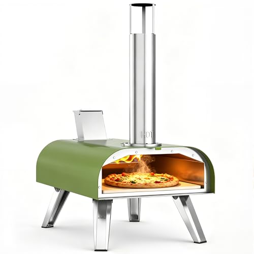 12" Multi Fuel Outdoor Pizza Oven Reach up to 1110℉