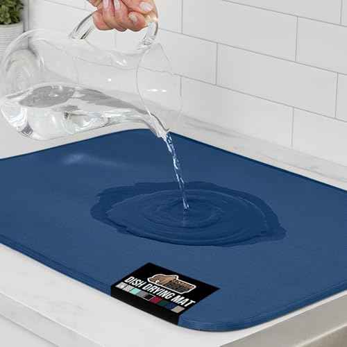 Ultra Absorbent Microfiber Dish Drying Mat