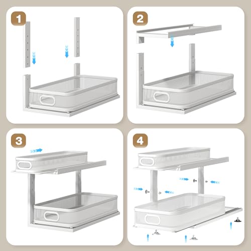 2 Pack 21IN Depth Under Sink Organizer With Next (2 Count)