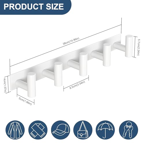 2 Pack White Wall