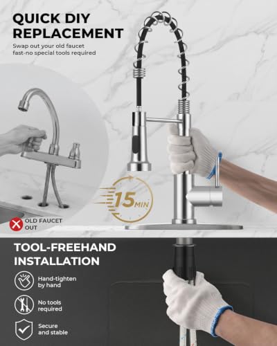 Utility Sink Faucet with Sprayer