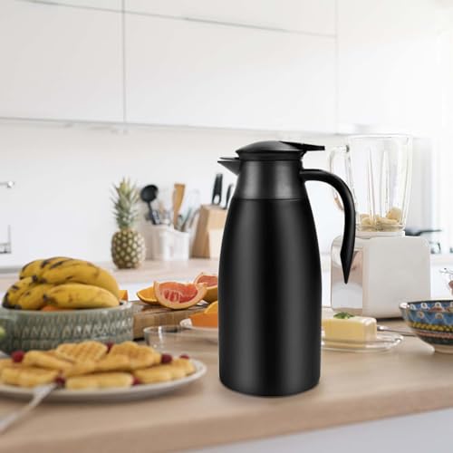 70oz Coffee Carafe Airpot Insulated Coffee Urn Stainless Steel Vacuum Thermal Pot Flask Dispenser for Coffee