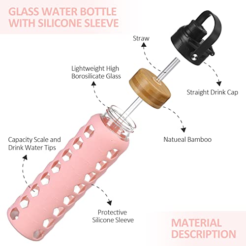 Glass Water Bottle
