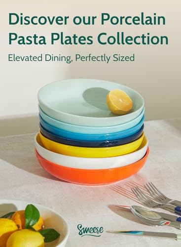 Pasta Bowls 30 Ounce Salad Serving Bowls Set of 6 (6 Count)