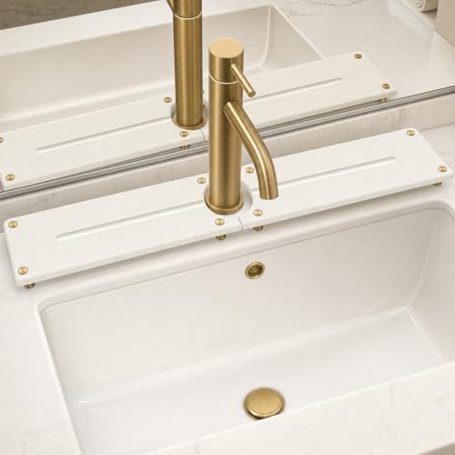 2PCS Stone Faucet Mat for Kitchen Sink