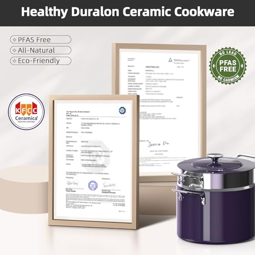 Lux 13pc Forged Lightweight Nonstick Ceramic Cookware Set