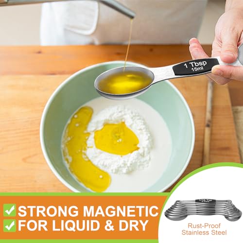 Magnetic Measuring Spoons Set