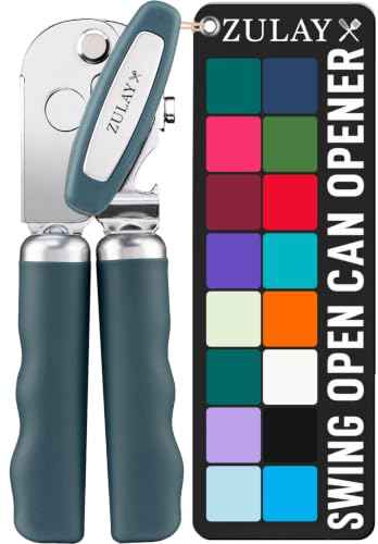 Stainless Steel Swing Open Manual Can Opener Comfortable Grip
