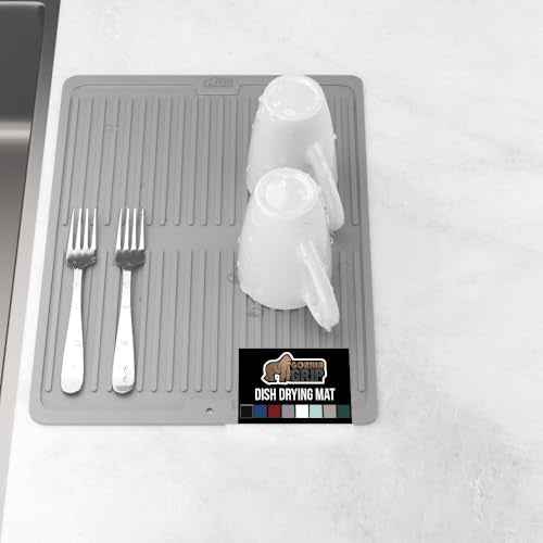 Patented BPA Free Silicone Dish Drying Mat