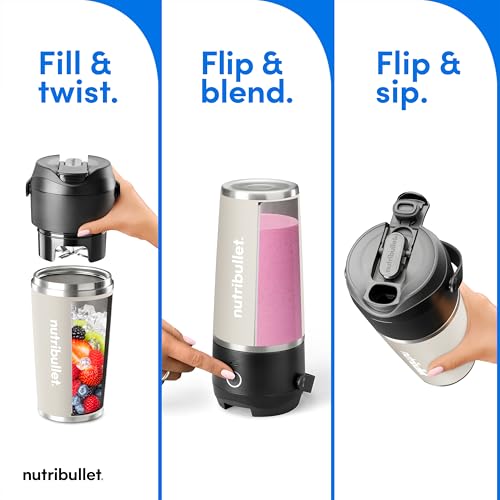 Flip Portable Blender with Insulated Cup