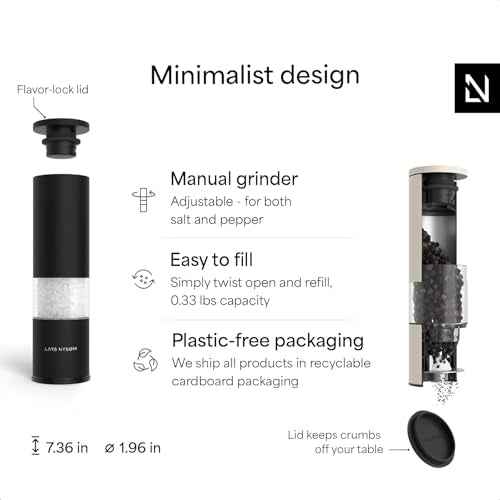 Salt and Pepper Grinder Set Manual