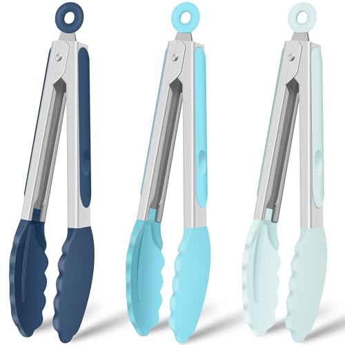 Silicone Serving Tongs for Cooking 9 (3 Count)