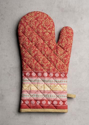 100% Cotton Oven Mitt & Pot Holder Set (2 Count)